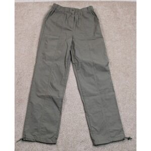 Hunter & Brown Olive Green Utility Cargo Pants Adjustable Toggles XS NEW